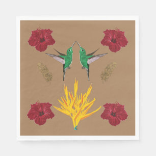 Hummingbirds inspiraton napkin