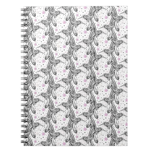 Hummingbirds IV Spiral Notebook (Front)