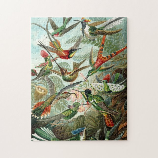 Hummingbirds Jigsaw Puzzle (Vertical)