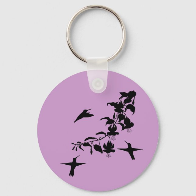 Hummingbirds  Keychain (Front)