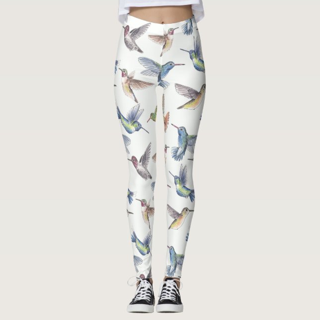 Hummingbirds Leggings (Front)