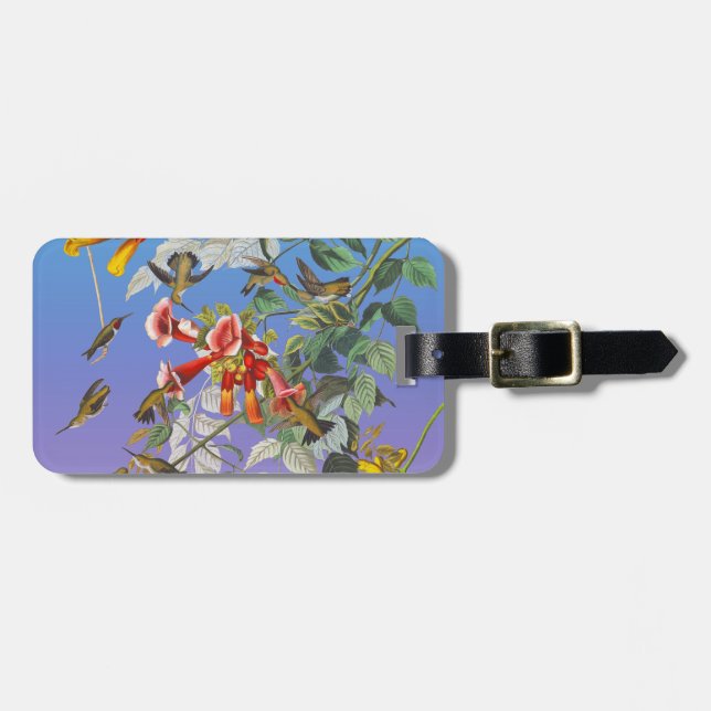 Hummingbirds Luggage Tag (Front Horizontal)