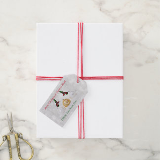 Hummingbirds & Ornaments Gift Tags