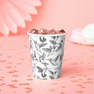 Hummingbirds Paper Cups