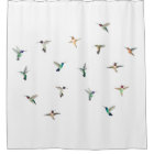 Hummingbirds Shower Curtain