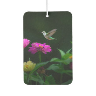 Hummingbirds Times Two Car Air Freshener