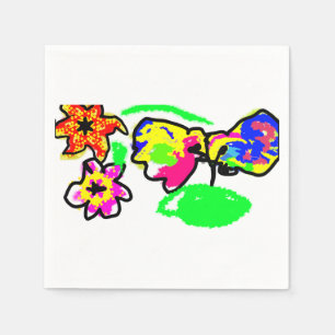 Hummingbirds Wedding  Napkin