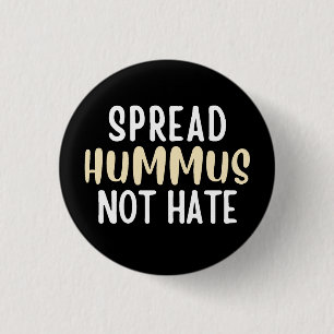 Hummus  3 cm round badge