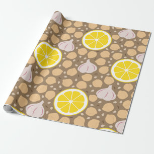Hummus Wrapping Paper