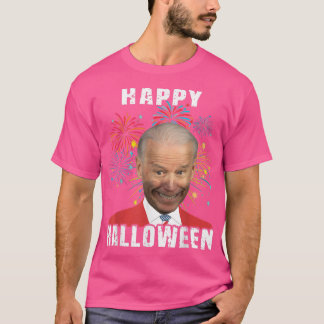 Humor Joe Biden Happy Halloween Confused 4th Of Ju T-Shirt