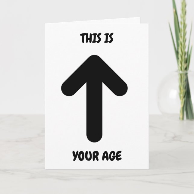 ***HUMOR*** ON **60th BIRTHDAY** Card (Front)