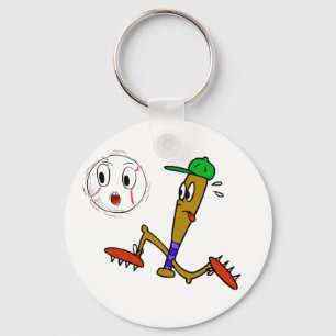 Humorous Baseball T-shirts and Gifts Key Ring