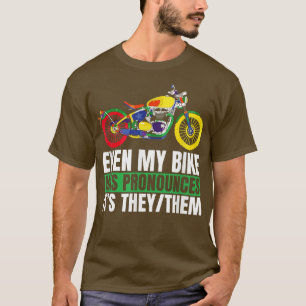 Humorous Bikers Pleasant Pronounces Quote  T-Shirt