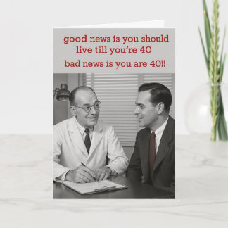 Humorous Birthday card