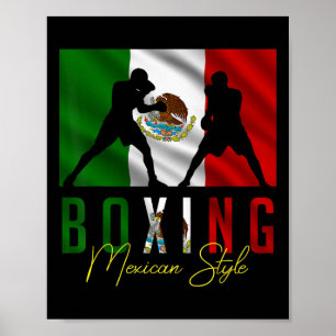 Humorous Boxing Mexican Sparring Kickboxing Kickbo Poster