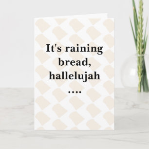 Humorous greeting card