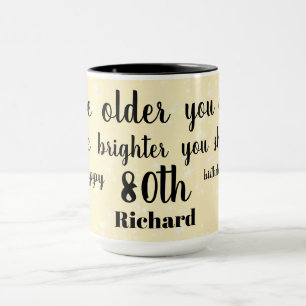 Humorous Happy 80th Birthday Mug