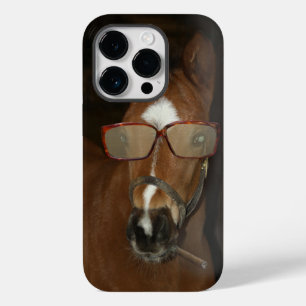 Humorous Horse Foal Smoking Cigar Cell Phone Case