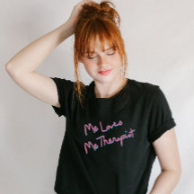Humorous Saying-Mental Health-Hand Letter T-Shirt