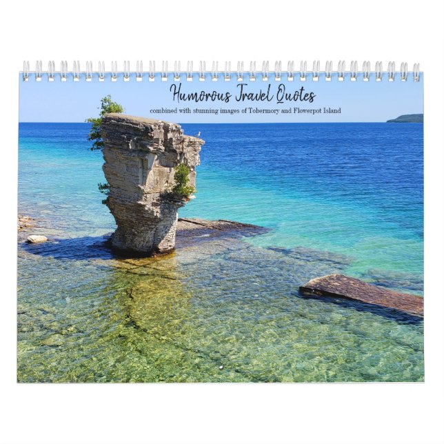 Humorous Travel Quotes Calendar (Cover)