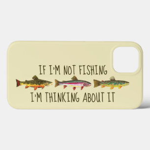 Humorous Trout Fishing iPhone 13 Case