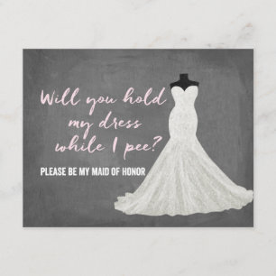 Humour Bride   Bridesmaid Invitation