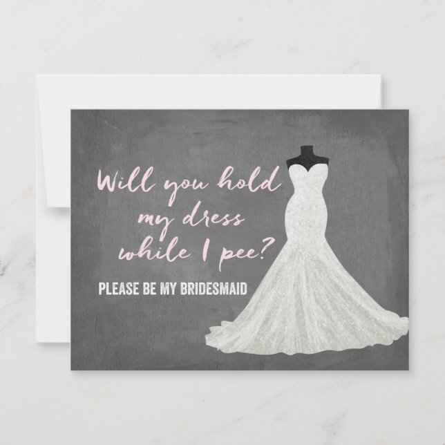 Humour Bride | Bridesmaid Invitation (Front)