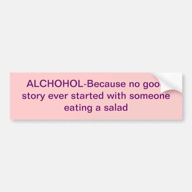 Humour Bumper Sticker (Front)