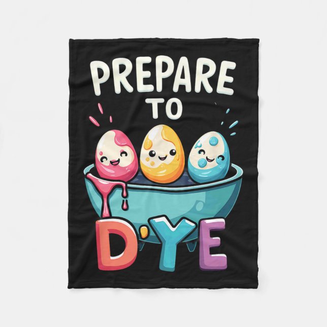 Humour Egg Hunting Prepare To Dye 2  Fleece Blanket (Front)