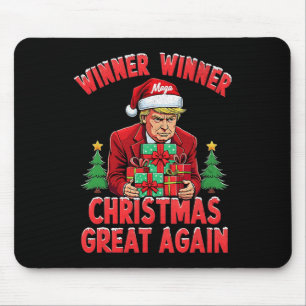 Humour Funny Trump Winner Winner Christmas Great A Mouse Pad