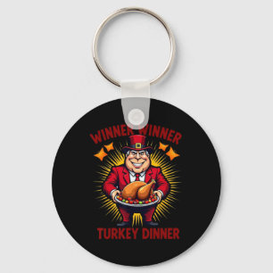 Humour Funny Trump Winner Winner Turkey Dinner Tha Key Ring