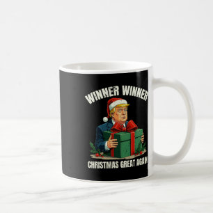 Humour Funny Xmas Trump Winner Winner Christmas Gr Coffee Mug