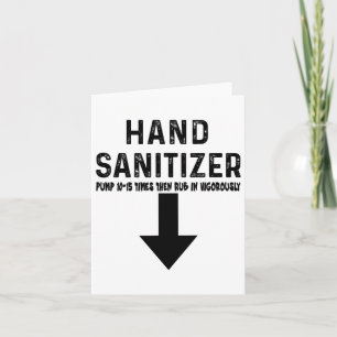 Humour Hand Sanitizer Card