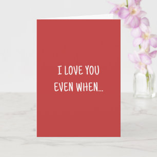 Humour I Love You Movie Joke Funny Valentines Day Card