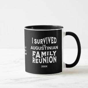 Humour I Survived Family Reunion Personalised Mug