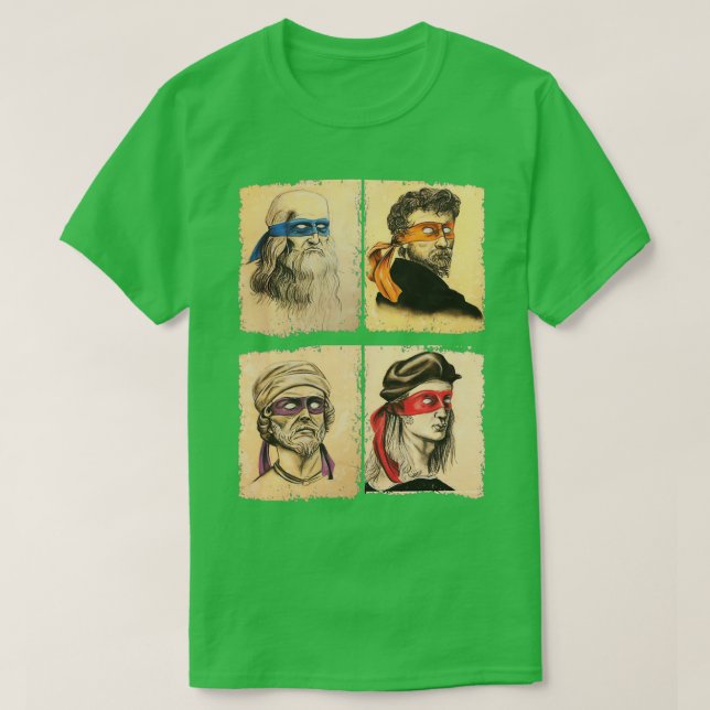 Humour Italian Artists for Turtles Art Lovers 2 T-Shirt (Design Front)