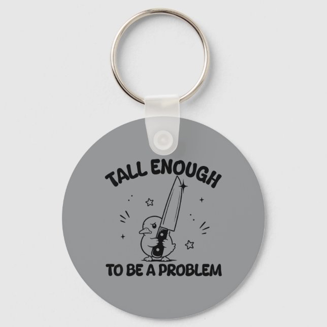 Humour Meme Funny Key Ring (Front)