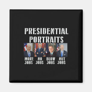 Humour Presidential Portraits Trump Obama Biden Cl Magnet