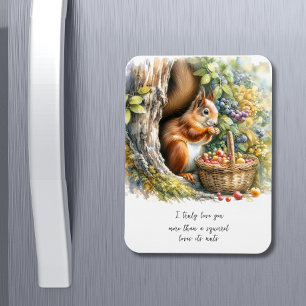 Humour Quote Funny Watercolor Valentines Day Gift Magnet