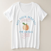 Humour Sassy Peach Body Positivity Vintage