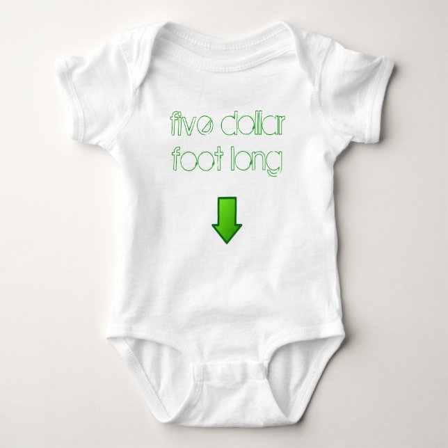 humour sayings baby bodysuit (Front)