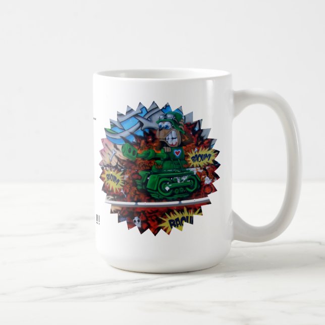 Humour: soldier - coffee mug (Right)