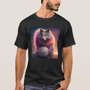 Humour Standing Dog Person  Furry Fur Husky Pup Wo T-Shirt