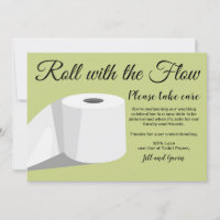 Humour Toilet Paper Postponed Wedding Announcement