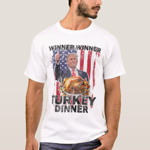Humour Trump Vance Winner Winner Turkey Dinner Tha T-Shirt