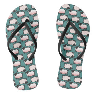 Humourous 1 Pig Year 2019 Choose Colour Women FF Jandals