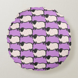 Humourous 2 Pig Year 2019 Choose Colour Round P Cushion