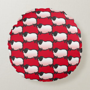 Humourous 3 Pig Year 2019 Choose Colour Round P Cushion