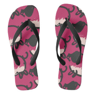 Humourous 4 Pig Year 2019 Choose Colour Man FF Jandals