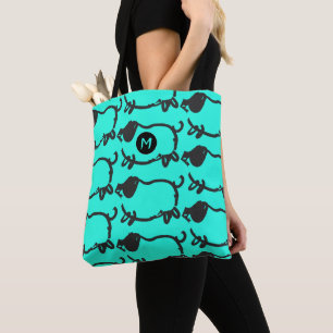 Humourous 5 Pig Year 2019 Monogram Choose Colour B Tote Bag